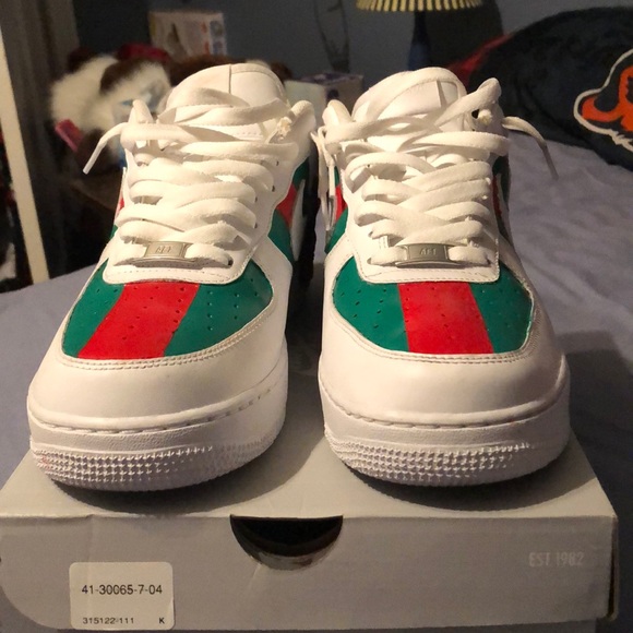 Gucci custom Air Force ones - Picture 4 of 5